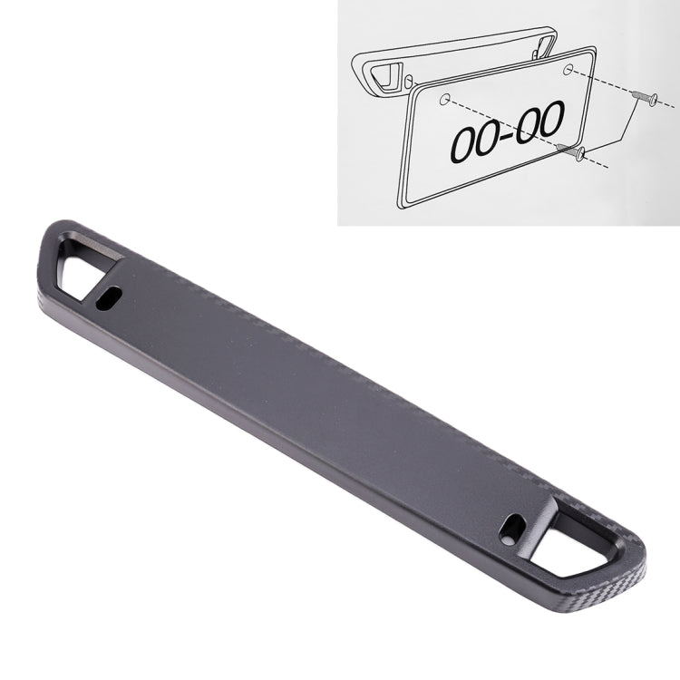 Porta targa universale per auto Porta targa in fibra di carbonio, Carbon Fiber License Plate Holder