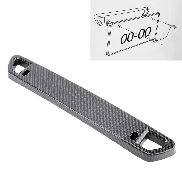 Porta targa universale per auto Porta targa completamente in fibra di carbonio, Full Carbon Fiber License Plate Holder