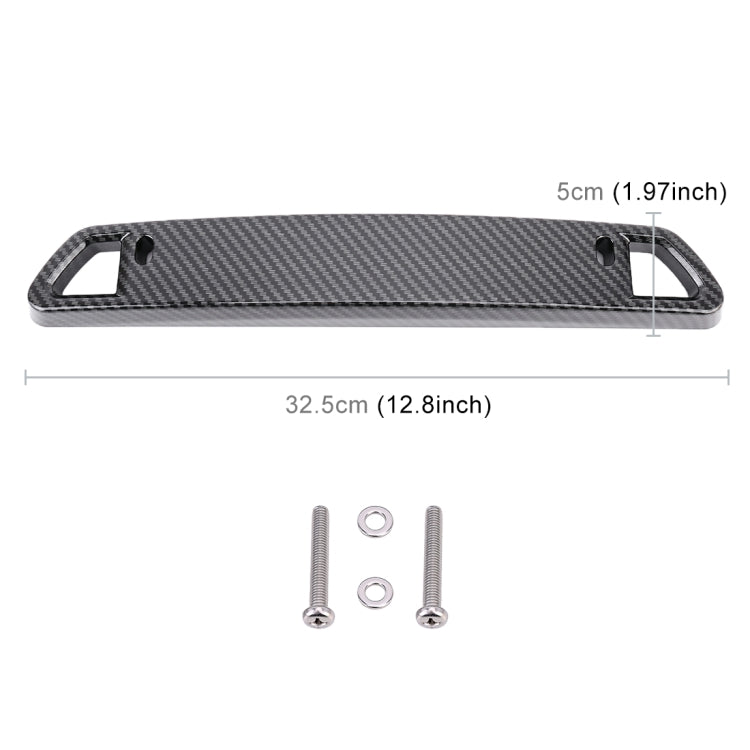 Porta targa universale per auto Porta targa completamente in fibra di carbonio, Full Carbon Fiber License Plate Holder