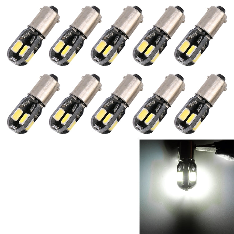10 PZ BA9S DC 12V 1.1W 8LED SMD-5630 Luce di lettura per luce di ingombro per auto, 10 PCS BA9S DC 12V 1.1W