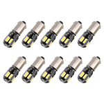 10 PZ BA9S DC 12V 1.1W 8LED SMD-5630 Luce di lettura per luce di ingombro per auto, 10 PCS BA9S DC 12V 1.1W