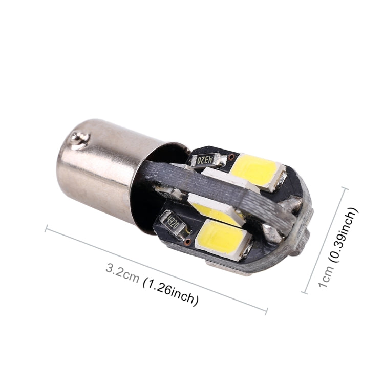 10 PZ BA9S DC 12V 1.1W 8LED SMD-5630 Luce di lettura per luce di ingombro per auto, 10 PCS BA9S DC 12V 1.1W