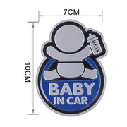 Adesivo senza auto per bambino in auto, stile adorabile, per bere latte felice, Jumping
