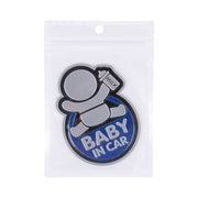 Adesivo senza auto per bambino in auto, stile adorabile, per bere latte felice, Jumping