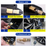 Display LCD digitale multifunzionale per auto, misuratore di pressione dell'aria per pneumatici, tester per veicoli, monitoraggio dell'inflazione, Display Tire Air Pressure