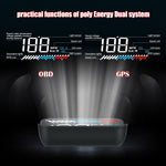 M7 3,5 pollici Universal Car OBD2 + GPS HUD Head Up Display montato sul veicolo Consumo di carburante, M7