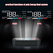M7 3,5 pollici Universal Car OBD2 + GPS HUD Head Up Display montato sul veicolo Consumo di carburante, M7