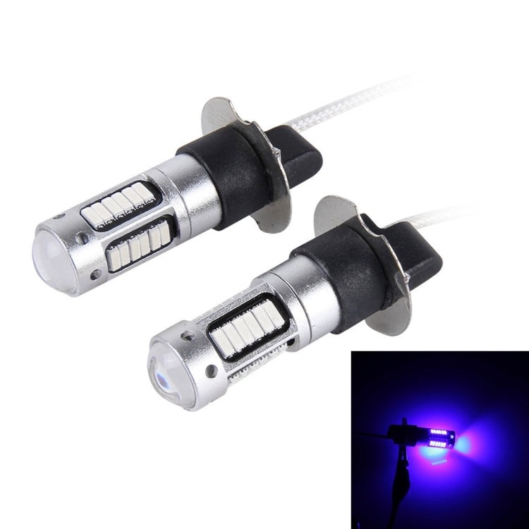 Fendinebbia per auto H3 10W 30 LED SMD-4014 da 2 pezzi, DC 12V, H3 (Blue Light), H3 (Pink Light), H3 (Ice Blue Light), H3 (Orange Light), H3 (Red Light), H3 (White Light)