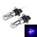 Fendinebbia per auto H3 10W 30 LED SMD-4014 da 2 pezzi, DC 12V, H3 (Blue Light), H3 (Pink Light), H3 (Ice Blue Light), H3 (Orange Light), H3 (Red Light), H3 (White Light)
