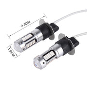 Fendinebbia per auto H3 10W 30 LED SMD-4014 da 2 pezzi, DC 12V, H3 (Blue Light), H3 (Pink Light), H3 (Ice Blue Light), H3 (Orange Light), H3 (Red Light), H3 (White Light)