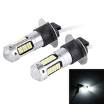Fendinebbia per auto H3 10W 30 LED SMD-4014 da 2 pezzi, DC 12V, H3 (Blue Light), H3 (Pink Light), H3 (Ice Blue Light), H3 (Orange Light), H3 (Red Light), H3 (White Light)