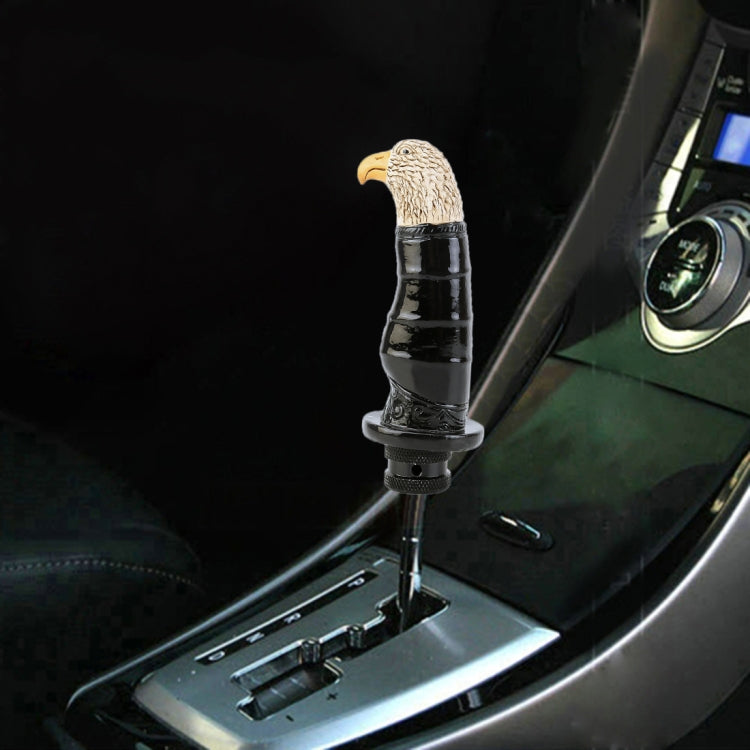 Pomello del cambio in metallo a forma di aquila per auto universale Pomello della leva del cambio per trasmissione automatica per auto modificata