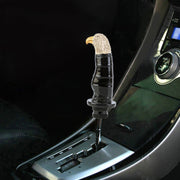 Pomello del cambio in metallo a forma di aquila per auto universale Pomello della leva del cambio per trasmissione automatica per auto modificata