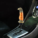Pomello del cambio in metallo a forma di aquila per auto universale Pomello della leva del cambio per trasmissione automatica per auto modificata