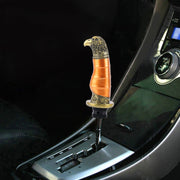 Pomello del cambio in metallo a forma di aquila per auto universale Pomello della leva del cambio per trasmissione automatica per auto modificata