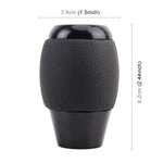 Pomello del cambio in metallo in pelle per auto universale Pomello della leva del cambio per trasmissione automatica per auto modificata, Shift Lever Knob