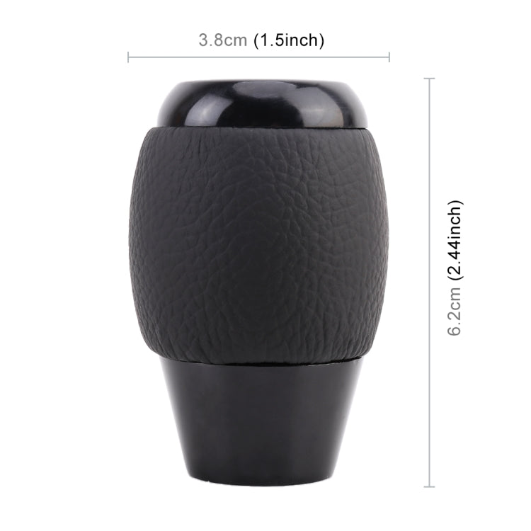 Pomello del cambio in metallo in pelle per auto universale Pomello della leva del cambio per trasmissione automatica per auto modificata, Shift Lever Knob