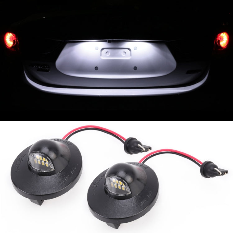 2 PZ DC 12V 3W 150LM 6000K Luce targa LED 9 LED SMD-4014 Lampadine Lampade per Ford Raptor F150, For Ford Raptor F150