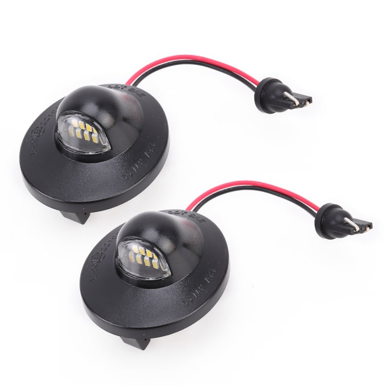 2 PZ DC 12V 3W 150LM 6000K Luce targa LED 9 LED SMD-4014 Lampadine Lampade per Ford Raptor F150, For Ford Raptor F150