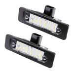 2 pezzi DC 12V 3W 150LM 6000K LED luce targa 18 LED SMD-3528 Lampadine Lampade per Ford Mustang 2010-2014, For Ford Mustang 2010-2014