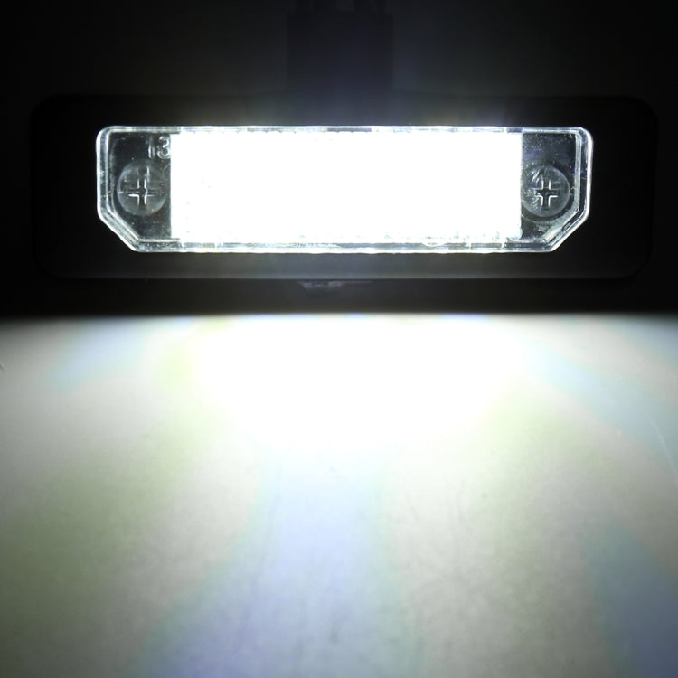 2 pezzi DC 12V 3W 150LM 6000K LED luce targa 18 LED SMD-3528 Lampadine Lampade per Ford Mustang 2010-2014, For Ford Mustang 2010-2014