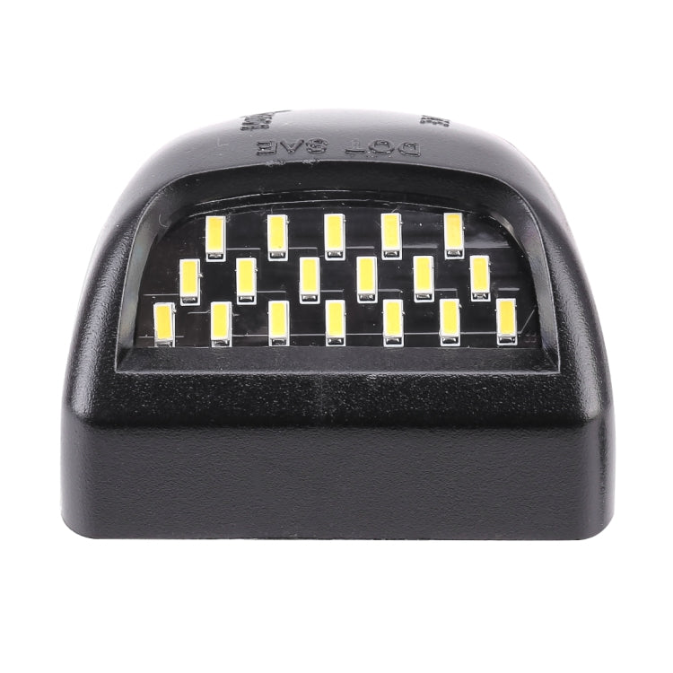 2 PZ DC 12V 3W 150LM 6000K LED Luce targa 18 LED SMD-4014 Lampadine Lampade per Chevrolet, For Chevrolet