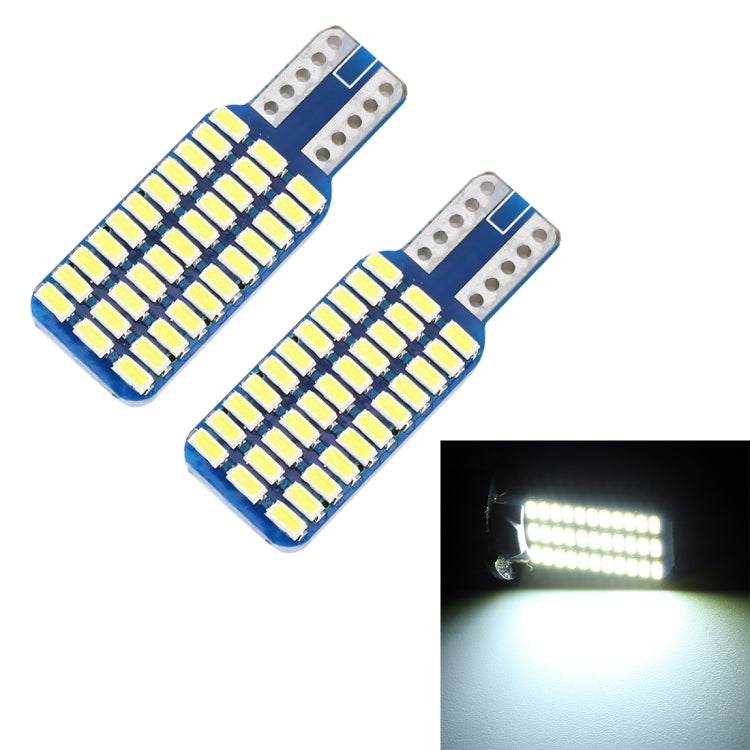 2 PZ T10 / W5W / 168 / 194 DC12V 1.2W 6000K 80LM 33LED SMD-3014 Lampada da lettura per auto Luce d'ingombro, con decodificatore, T10 / W5W / 168 / 194