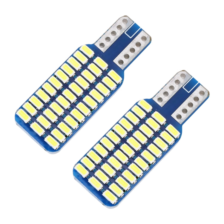2 PZ T10 / W5W / 168 / 194 DC12V 1.2W 6000K 80LM 33LED SMD-3014 Lampada da lettura per auto Luce d'ingombro, con decodificatore, T10 / W5W / 168 / 194