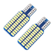 2 PZ T10 / W5W / 168 / 194 DC12V 1.2W 6000K 80LM 33LED SMD-3014 Lampada da lettura per auto Luce d'ingombro, con decodificatore, T10 / W5W / 168 / 194