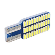 2 PZ T10 / W5W / 168 / 194 DC12V 1.2W 6000K 80LM 33LED SMD-3014 Lampada da lettura per auto Luce d'ingombro, con decodificatore, T10 / W5W / 168 / 194