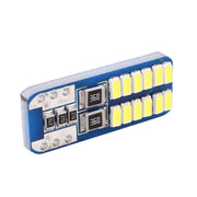 2 PZ T10 / W5W / 168 / 194 DC12V 1.4W 6000K 90LM 12LED SMD-3014 Lampada da lettura per auto Luce d'ingombro, con decodificatore, T10 / W5W / 168 / 194(90LM)