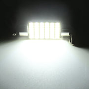 2 PZ 36mm DC12V / 1.2W / 6000K / 80LM 33LED SMD-3014 Luce targa auto / Luce cupola, con decodificatore, 36mm