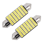 2 PZ 41mm DC12V / 1.2W / 6000K / 80LM 49LED SMD-3014 Luce targa auto / Luce cupola, con decodificatore, 41mm