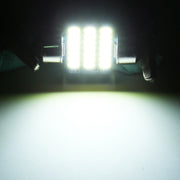 2 PZ 31mm DC12V / 1W / 6000K / 65LM 21LED SMD-3014 Luce targa auto / Luce cupola, con decodificatore, 1W  31mm