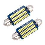 2 PZ 41mm DC12V / 1,5W / 6000K / 100LM 36LED SMD-3014 Luce targa auto / Luce cupola, con decodificatore, 1.5W 41mm