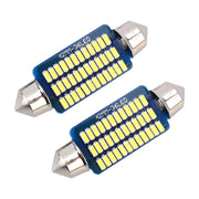 2 PZ 41mm DC12V / 1,5W / 6000K / 100LM 36LED SMD-3014 Luce targa auto / Luce cupola, con decodificatore, 1.5W 41mm