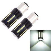 2 PZ 1157 / BAY15D DC9-16V / 8,2 W(H) 2,7 W(L) / 6000K / 655LM Luci freno auto per auto 66 LED Lampade SMD-2016, 1157