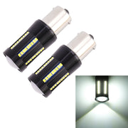 2 PZ 1156 / BA15S DC9-16V / 8,2 W / 6000 K / 655LM Luci di retromarcia per auto / Indicatori di direzione 66 LED Lampade SMD-2016, 1156