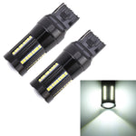 2 PZ T20 / 7440 DC9-16V / 8,2 W / 6000 K / 655LM Luci di retromarcia per auto / Indicatori di direzione 66 LED Lampade SMD-2016, 7440