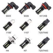 2 PZ T20 / 7440 DC9-16V / 8,2 W / 6000 K / 655LM Luci di retromarcia per auto / Indicatori di direzione 66 LED Lampade SMD-2016, 7440