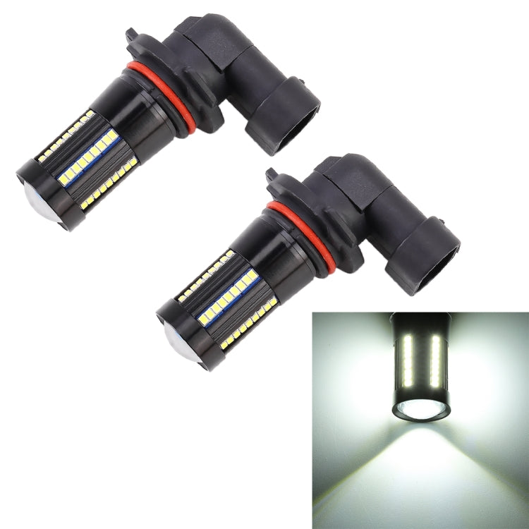 2 PZ 9006 DC9-16V / 8,2 W / 6000 K / 655LM Fendinebbia per auto 66 LED SMD-2016 Lampade, 9006