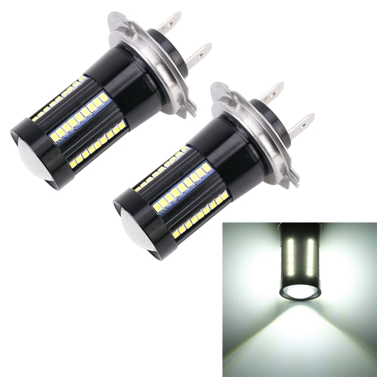 2 PZ H7 DC9-16V / 8,2 W / 6000 K / 655LM Fendinebbia per auto 66 LED SMD-2016 Lampade, H7