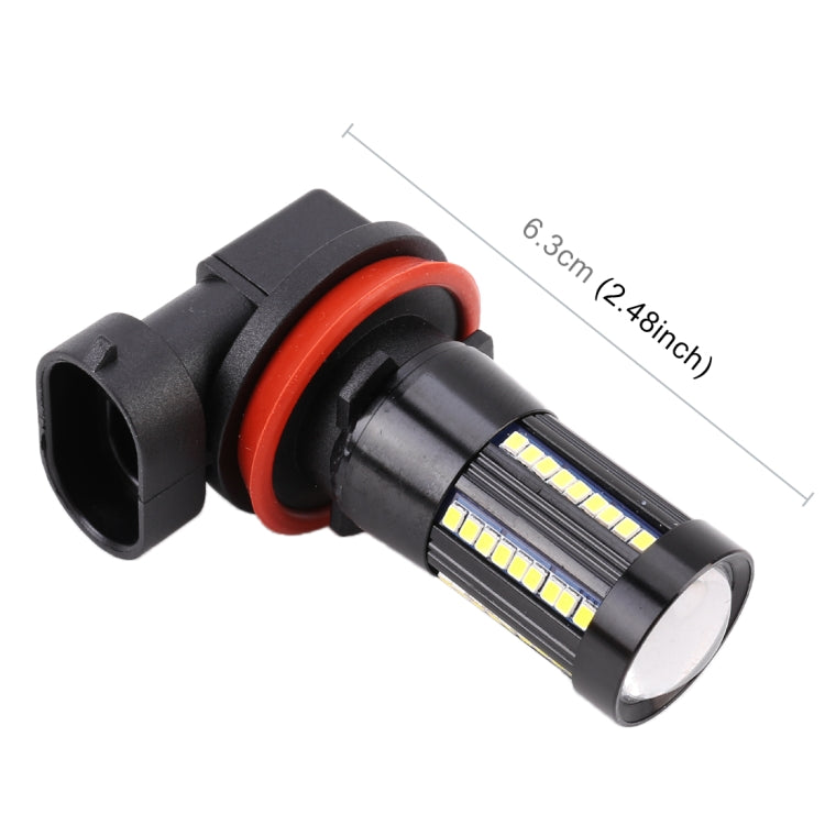 2 PZ H11 / H8 DC9-16V / 8,2 W / 6000 K / 655LM Fendinebbia per auto 66 LED SMD-2016 Lampade, H11 / H8