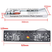 PZ-424 Telaio targa auto Europa Telecamera posteriore da 170 gradi, PZ-424