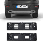 PZ600L-2 Telecamera per visione posteriore anteriore con telaio targa auto Europa, PZ600L-2