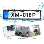 PZ600L-2 Telecamera per visione posteriore anteriore con telaio targa auto Europa, PZ600L-2
