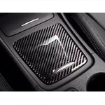 Adesivo decorativo per pannello portaoggetti in fibra di carbonio per auto per Mercedes-Benz GLA, Storage Box Panel