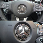 Adesivo decorativo per volante in fibra di carbonio per auto per Mercedes-Benz GLA, Steering Wheel