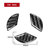 Adesivo decorativo per volante in fibra di carbonio per auto per Mercedes-Benz GLA, Steering Wheel