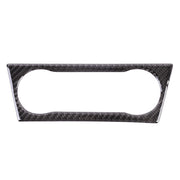 Adesivo decorativo per pannello di controllo audio con manopola dell'aria condizionata in fibra di carbonio per auto per Mercedes-Benz GLA, Air Conditioning Knob Sound Control Panel